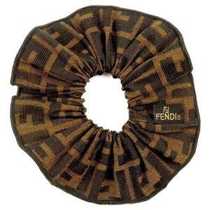 Fendi Zucca Hair Scrunchie
